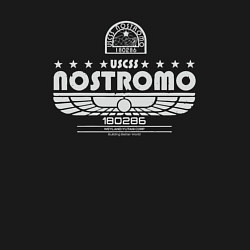 Свитшот хлопковый мужской USCSS The Nostromo серый, цвет: черный — фото 2