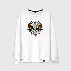 Мужской свитшот Decorative skull