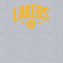 Свитшот хлопковый мужской Lakers 1948, цвет: меланж — фото 2