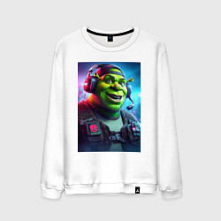 Мужской свитшот Cool Shrek - cyberpunk