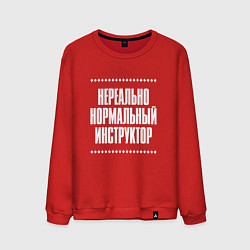 Мужской свитшот Нормальный инструктор нереально