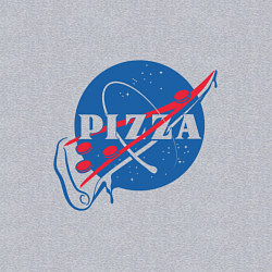 Свитшот хлопковый мужской Пицца, цвет: меланж — фото 2