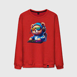 Мужской свитшот Bear cub is a player of Team Liquid - esports