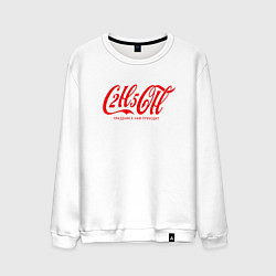 Мужской свитшот C2H5OH праздник к нам приходит