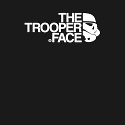 Свитшот хлопковый мужской The trooper face, цвет: черный — фото 2