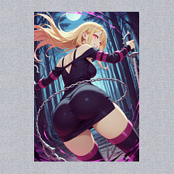 Свитшот хлопковый мужской Марин Китагава косплей Fate stay night, цвет: меланж — фото 2