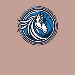 Свитшот хлопковый мужской Mavericks NBA, цвет: пыльно-розовый — фото 2