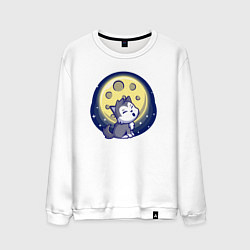 Мужской свитшот Moon wolf