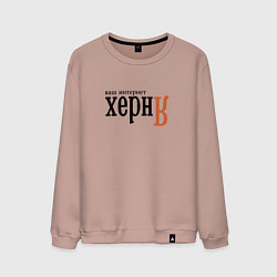 Мужской свитшот Яндекс ваш интернет херня