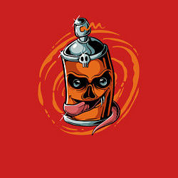 Свитшот хлопковый мужской Graffiti smile, цвет: красный — фото 2