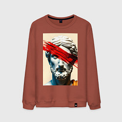 Мужской свитшот Штрих на античной статуе