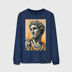 Мужской свитшот Арт с античным портретом