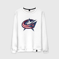 Мужской свитшот Columbus blue jackets - hockey team - emblem