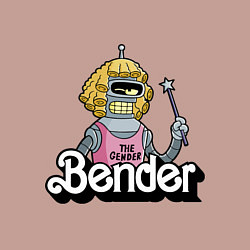 Свитшот хлопковый мужской Gender Bender, цвет: пыльно-розовый — фото 2