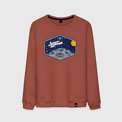 Мужской свитшот Лунный шаттл