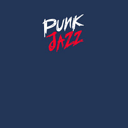 Свитшот хлопковый мужской Punk jazz, цвет: тёмно-синий — фото 2