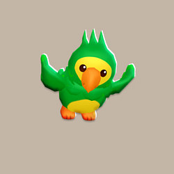 Свитшот хлопковый мужской Попугай PK XD, цвет: миндальный — фото 2