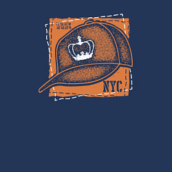 Свитшот хлопковый мужской New York king, цвет: тёмно-синий — фото 2