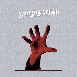 Свитшот хлопковый мужской System of a Down toxicity, цвет: меланж — фото 2