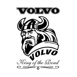 Свитшот хлопковый мужской Volvo viking, цвет: белый — фото 2