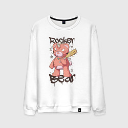 Мужской свитшот Медведь рокер