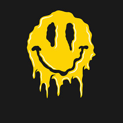 Свитшот хлопковый мужской Dripping smile, цвет: черный — фото 2