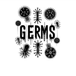 Свитшот хлопковый мужской Микробы вирусы и бактерии, цвет: белый — фото 2