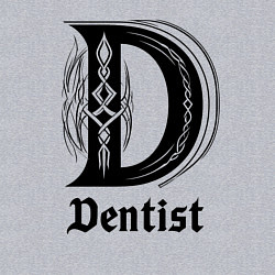 Свитшот хлопковый мужской D - dentist, цвет: меланж — фото 2