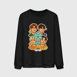 Мужской свитшот Astro в виде стикеров