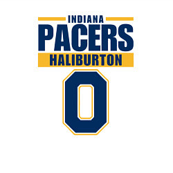 Свитшот хлопковый мужской Haliberton - Pacers, цвет: белый — фото 2