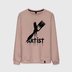 Мужской свитшот Художник с кистью