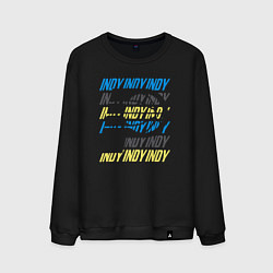 Свитшот хлопковый мужской Indy Pacers, цвет: черный