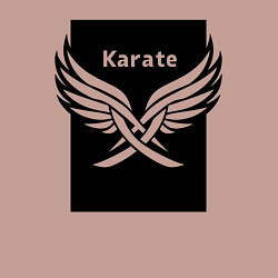 Свитшот хлопковый мужской Крылья карате, цвет: пыльно-розовый — фото 2