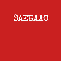 Свитшот хлопковый мужской Мат: заколупало, цвет: красный — фото 2