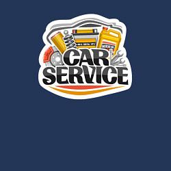 Свитшот хлопковый мужской Сервис для автомобилей, цвет: тёмно-синий — фото 2