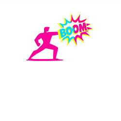 Свитшот хлопковый мужской Boom, цвет: белый — фото 2