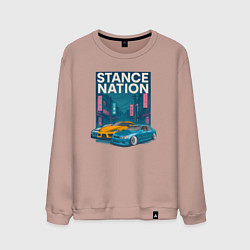 Мужской свитшот Stance Nation Supra MK5, Lexus IS300, 240SX