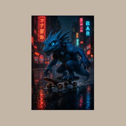 Свитшот хлопковый мужской Дракон на Колесах, цвет: миндальный — фото 2