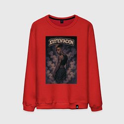 Мужской свитшот XXXTentacion в дыму