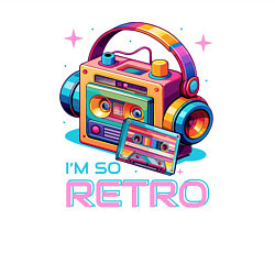 Свитшот хлопковый мужской Кассетный плеер, цвет: белый — фото 2