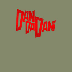 Свитшот хлопковый мужской Dandadan - logotype, цвет: авокадо — фото 2