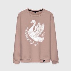 Мужской свитшот Детализированный гусь