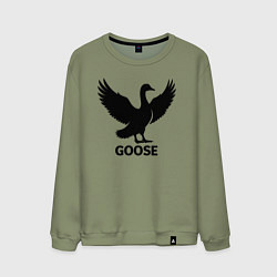 Мужской свитшот Летящий гусь