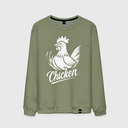 Мужской свитшот Эпичная курица