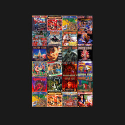 Свитшот хлопковый мужской Сектор Газа - обложки, цвет: черный — фото 2