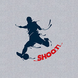 Свитшот хлопковый мужской Футболист, цвет: меланж — фото 2