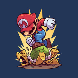 Свитшот хлопковый мужской Марио, цвет: тёмно-синий — фото 2