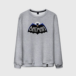 Свитшот хлопковый мужской Мистер Бэтмен, цвет: меланж