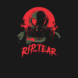 Свитшот хлопковый мужской Rip and tear, цвет: черный — фото 2