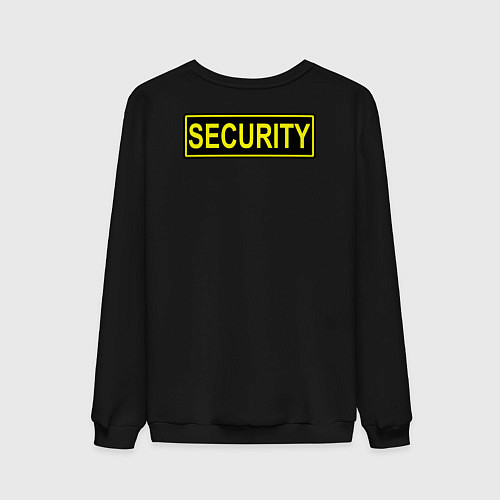 Мужской свитшот Security охрана / Черный – фото 2